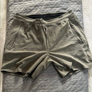 Lululemon Olive Green Athletic Shorts